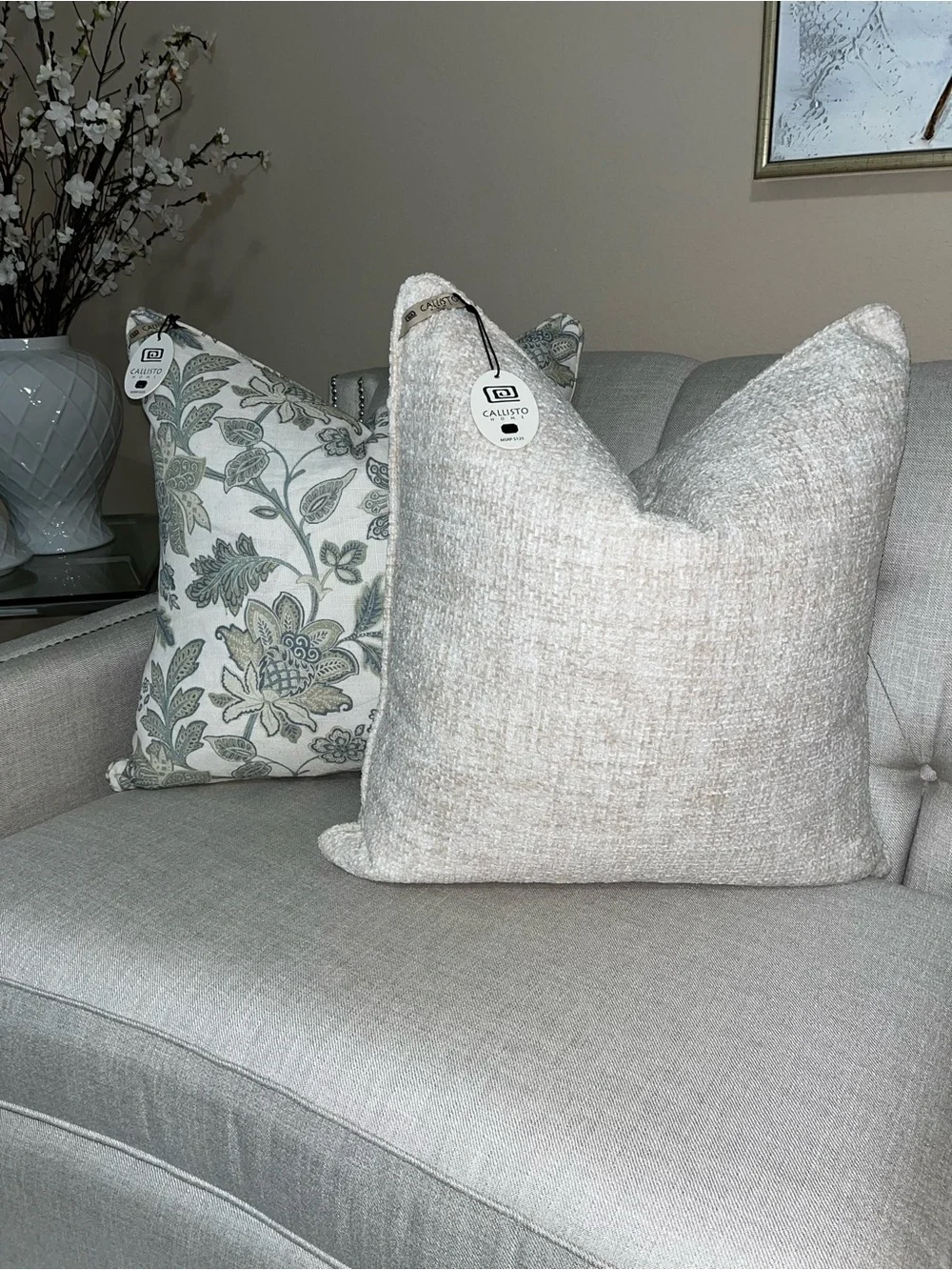 1-NWT CALLISTO HOME LUXURY VELVET DECORATIVE THROW PILLOW (T07263F11)
